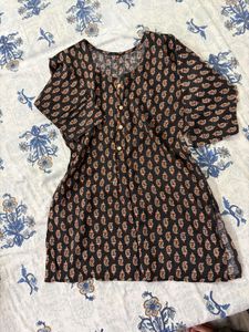 Classic black kurti