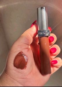 PRADA Lip Gloss shade B210 brown scipt