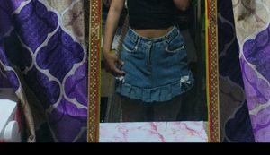 Cute Denim Mini Skirt