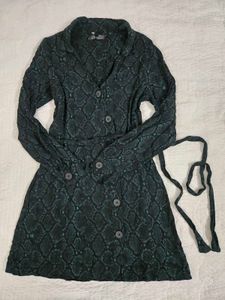 zara Chic Snake Print dress fits S/M