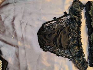 Elegant Black Lace Lingerie Set