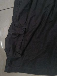 Black Cargo Shorts