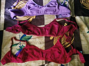 Comfortable Cotton Bra - Pack of 3