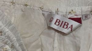 Biba’s Elegant White Palazzo Pants