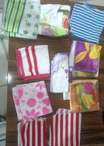 Assorted Colorful Handkerchiefs