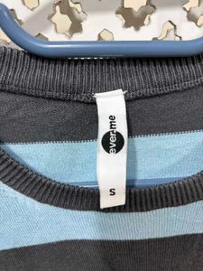 🌸 Imported Striped Crew Neck Sweater A