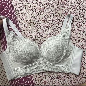 White Lace Bra