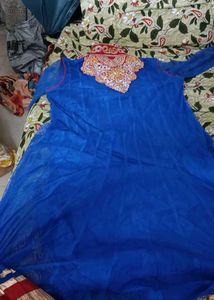Embroidery long frock for 15 yrs girl
