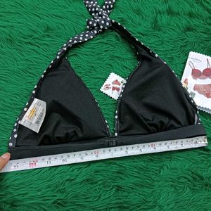 Retro 🆕🎁Polka Dot Halter Bikini Top