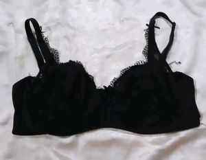 Elegant Black Lace Bra