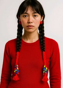 Panjabi hair braid accessory