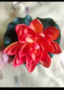 Beautiful Red Flower Hair Clip