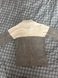 Colorblock 1/4 Zip Sweater