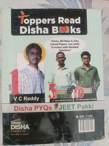 New Unused Disha JEE Main Chemistry Solved Papers