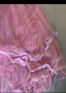 Pink Bridal Lehenga Skirt