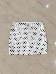 Polka Dot Mini Skort