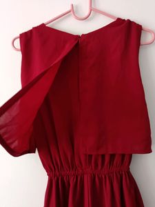 Womens Maroon Jumpsuit