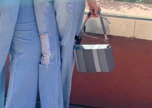 Striped Handbag