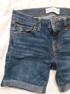 Abercrombie Low-Rise Denim Shorts