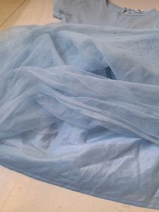 Blue Tulle Dress for Girls