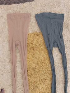Sheer Tights - Beige &amp; Grey