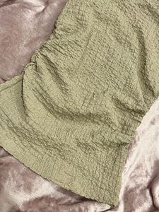 Sage Green one shoulder Top