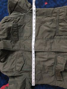 Men's Hooded Military Style Jacket
