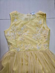 Gear up 4 Diwali : super trendy Yellow Frock