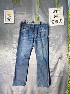 Men's Blue Wash Jeans