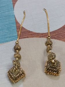 Stylish Hanging Square Jhumki With Kanuti