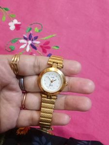 Quartz Gold-Tone Watch