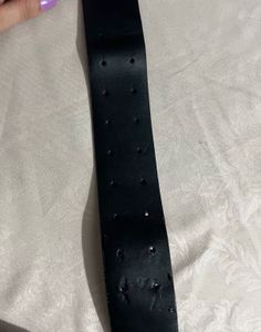 Classic Black Belt with Gold Buckle size 28