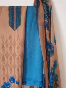 Sepia Floral Dream suit Material