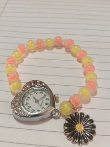 Heart Beaded Watch