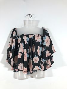 Black Printed Top(Women’s)