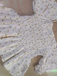 Cute Floral Smocked Top