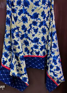 Asymmetric Cotton Kurta ( L Size )