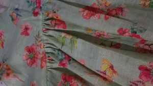 Floral Print Girls Top