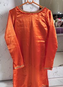 Orange Ethnic Kurta