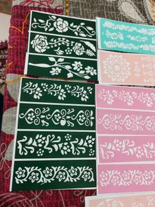 Mehndi Stencils for Henna Tattoo Art