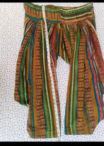 Bohemian Striped Kurta Set
