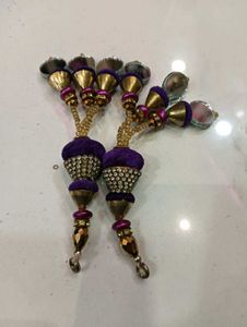 Purple &amp; Gold Hair Accessories