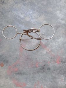 Rustic Metal Floral Candle Holder