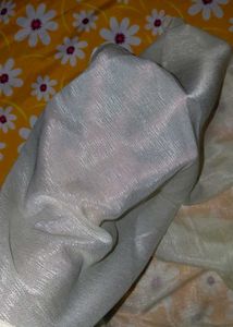 Off white shimmer dupatta