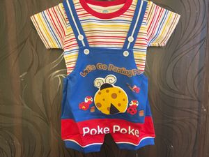 Poke Honey Bee Dungaree For Cute Little Babies