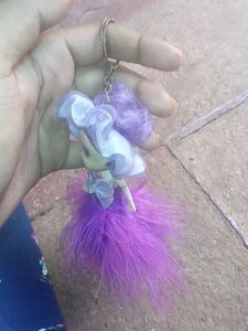 Purple Doll Keychain