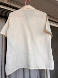 Elegant Cream Button-Down Shirt