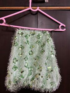 Sparkly Tassel Sequin Top