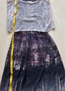 Boho Forest Print Dress