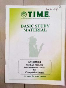 TIME Study Material For CAT Preparation With Test